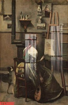 Hình ảnh file gốc in lụa Tranh sơn dầu phương tây tổng hợp STS26937