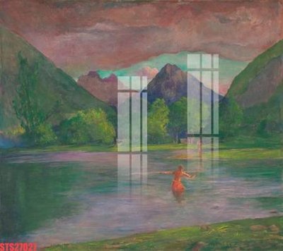 File gốc Tranh sơn dầu phương tây tổng hợp STS27027 (in lụa) cao cấp