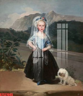 File gốc Tranh sơn dầu phương tây tổng hợp STS27045 (cho in 3D) độc đáo