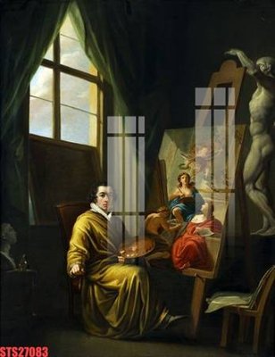 File gốc Tranh sơn dầu phương tây tổng hợp STS27083 (in mica) làm quà tặng