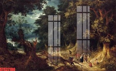 Ảnh gốc Tranh sơn dầu phương tây tổng hợp STS27100 (độ nét cao) in tráng gương