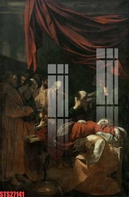 File gốc Tranh sơn dầu phương tây tổng hợp STS27141 (in lụa) tranh mã đáo