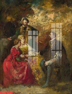 File gốc Tranh sơn dầu phương tây tổng hợp STS27239 (phong cách) tối giản