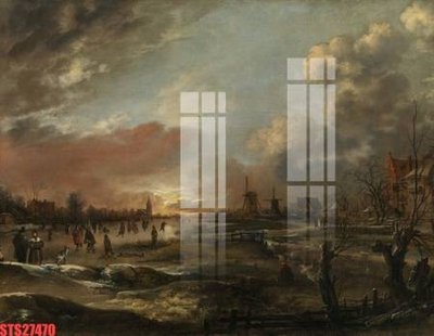 File tranh Tranh sơn dầu phương tây tổng hợp STS27470 (ảnh gốc) in trần xuyên sáng