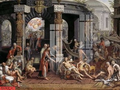 File tranh in tráng gương Tranh sơn dầu phương tây tổng hợp STS27476 (siêu nét)