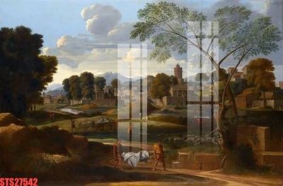 Ảnh mô tả file gốc in mica Tranh sơn dầu phương tây tổng hợp STS27542