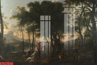 File gốc Tranh sơn dầu phương tây tổng hợp STS27556 (PSD/TIFF) độ phân giải cao