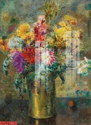 Ảnh gốc Tranh sơn dầu phương tây tổng hợp STS27655 (siêu chi tiết) để in ấn