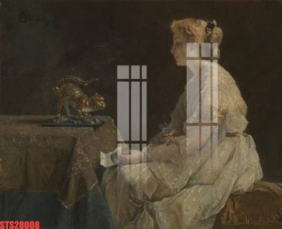 File in lụa Tranh sơn dầu phương tây tổng hợp STS28008 (phong cảnh) Tranh sơn dầu phương tây tổng hợp STS28008