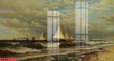 File gốc Tranh sơn dầu phương tây tổng hợp STS28009 (in tráng gương) ốp tường