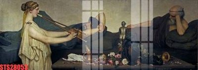 File tranh Tranh sơn dầu phương tây tổng hợp STS28053 (gốc) chủ đề động vật