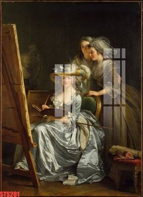 File gốc Tranh sơn dầu phương tây tổng hợp STS281 (in mica) làm quà tặng