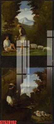 Tải file Tranh sơn dầu phương tây tổng hợp STS28192 (ảnh gốc) in gạch 3D