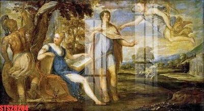 File in lụa Tranh sơn dầu phương tây tổng hợp STS28204 (phong cảnh) Tranh sơn dầu phương tây tổng hợp STS28204