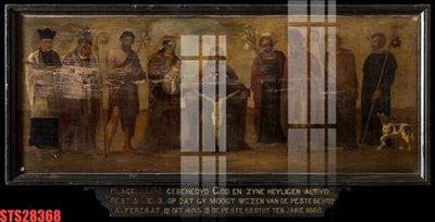 Hình ảnh file gốc in trần nhà Tranh sơn dầu phương tây tổng hợp STS28368