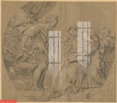 Ảnh gốc Tranh sơn dầu phương tây tổng hợp STS28565 (nét căng) in mica