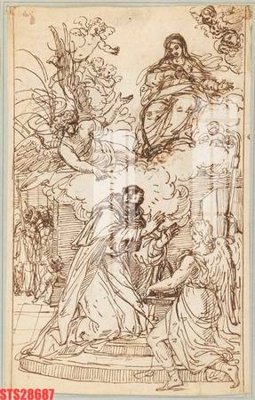 File gốc in ấn Tranh sơn dầu phương tây tổng hợp STS28687 (sẵn sàng tải về)