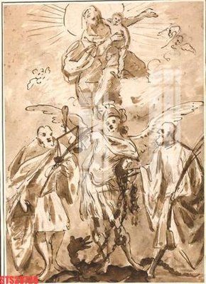 Download file gốc Tranh sơn dầu phương tây tổng hợp STS28726 (in lụa) nghệ thuật