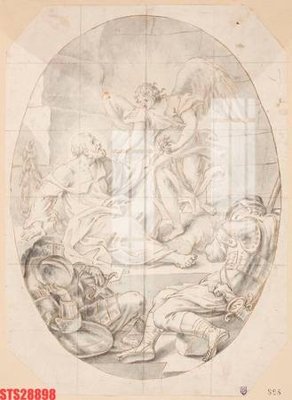 File in trần Tranh sơn dầu phương tây tổng hợp STS28898 (bản gốc) bầu trời