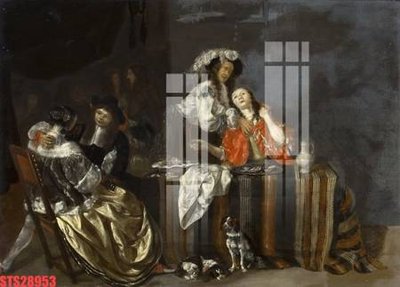 File in trần Tranh sơn dầu phương tây tổng hợp STS28953 (file gốc) phong thủy