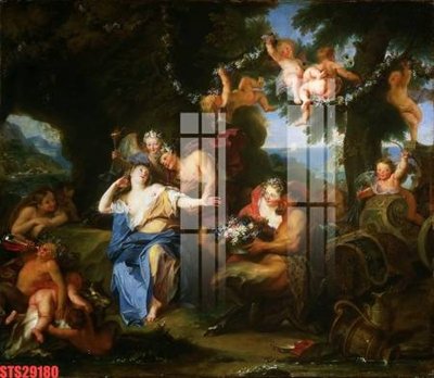 File tranh gốc PSD Tranh sơn dầu phương tây tổng hợp STS29180 còn nguyên layer