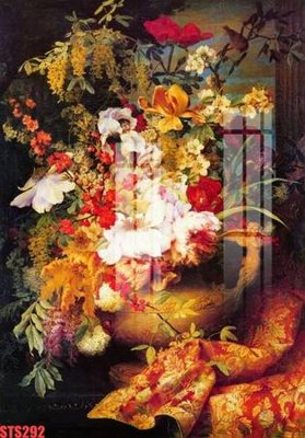 File gốc Tranh sơn dầu phương tây tổng hợp STS292 (cho in 3D) độc đáo