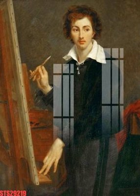 File gốc Tranh sơn dầu phương tây tổng hợp STS29219 (in lụa) tranh mã đáo