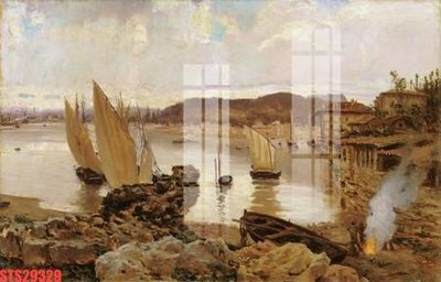 File tranh Tranh sơn dầu phương tây tổng hợp STS29329 (bản gốc) treo tường