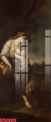 File tranh Tranh sơn dầu phương tây tổng hợp STS29475 (bản gốc) treo phòng ăn