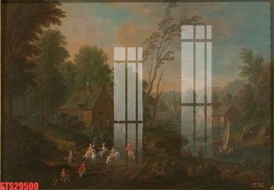 File tranh Tranh sơn dầu phương tây tổng hợp STS29500 (ảnh gốc) in trần 3D