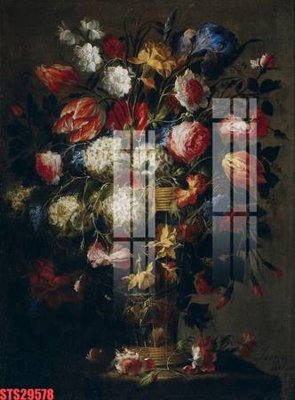 Hình ảnh file gốc in lụa Tranh sơn dầu phương tây tổng hợp STS29578