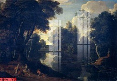 File ảnh Tranh sơn dầu phương tây tổng hợp STS29630 (gốc) in standee