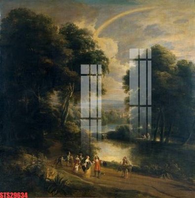 File gốc Tranh sơn dầu phương tây tổng hợp STS29634 (trang trí) phòng trẻ em