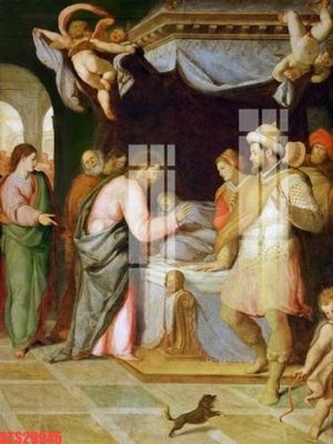 File tranh in trần 3D Tranh sơn dầu phương tây tổng hợp STS29945 (ảnh gốc)