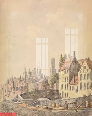 File gốc Tranh sơn dầu phương tây tổng hợp STS29973 (in mica) cắt laser