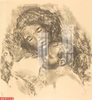 File PSD Tranh sơn dầu phương tây tổng hợp STS30091 (nguyên bản) cho thiết kế