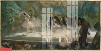 File tranh Tranh sơn dầu phương tây tổng hợp STS3019 (gốc) chủ đề thành phố