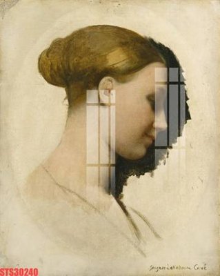 File gốc Tranh sơn dầu phương tây tổng hợp STS30240 (cho in 3D) độc đáo