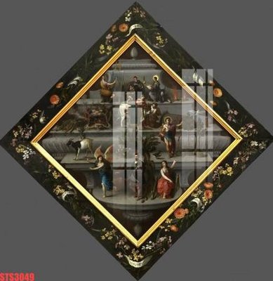 Download file gốc Tranh sơn dầu phương tây tổng hợp STS3049 (in lụa) nghệ thuật