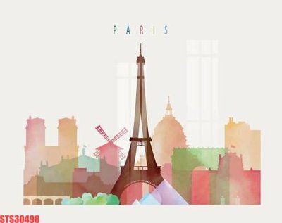 Hình ảnh file gốc Tranh sơn dầu phương tây tổng hợp STS30498 cho in UV