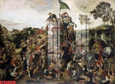 File gốc Tranh sơn dầu phương tây tổng hợp STS30514 (in tráng gương) ốp tường