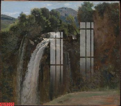 File gốc Tranh sơn dầu phương tây tổng hợp STS3057 (in tráng gương) ốp tường