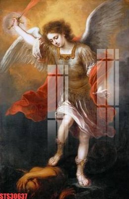 File in trần Tranh sơn dầu phương tây tổng hợp STS30637 (bản gốc) mây trời