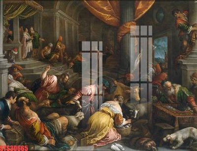 File tranh Tranh sơn dầu phương tây tổng hợp STS30665 (bản gốc) in lụa 5D