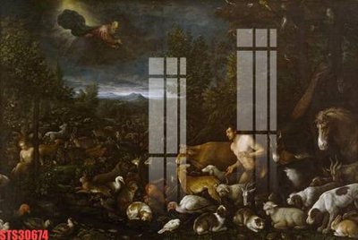 File gốc Tranh sơn dầu phương tây tổng hợp STS30674 (AI/EPS) cho in ấn