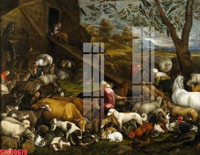 File in trần Tranh sơn dầu phương tây tổng hợp STS30679 (bản gốc) bầu trời