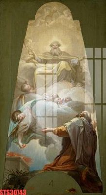 File in lụa Tranh sơn dầu phương tây tổng hợp STS30743 (hoa văn) Tranh sơn dầu phương tây tổng hợp STS30743