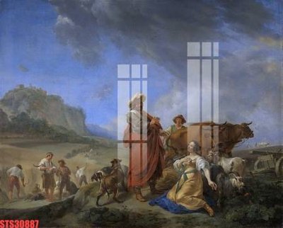 File gốc Tranh sơn dầu phương tây tổng hợp STS30887 (trang trí) phòng ngủ