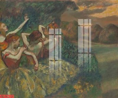 File in mica Tranh sơn dầu phương tây tổng hợp STS3103 (bản gốc) siêu trong