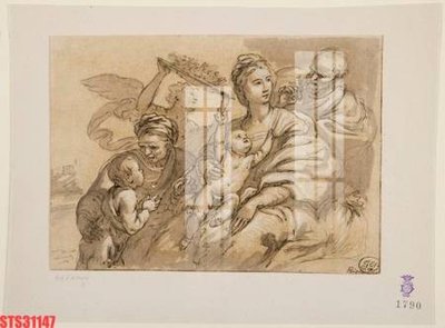 File gốc Tranh sơn dầu phương tây tổng hợp STS31147 (in lụa) hoa văn cổ điển